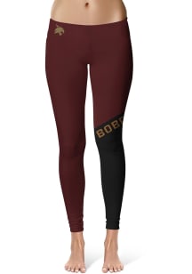 Texas State Bobcats Womens Maroon Colorblock Plus Size Athletic Pants