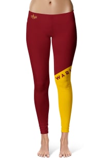 Louisiana-Monroe Warhawks Womens Maroon Colorblock Plus Size Athletic Pants