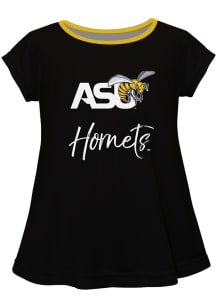 Alabama State Hornets Toddler Girls Black Script Blouse Short Sleeve T-Shirt