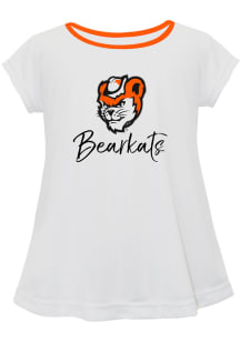 Sam Houston State Bearkats Toddler Girls White Script Blouse Short Sleeve T-Shirt