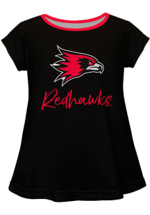 Southeast Missouri State Redhawks Toddler Girls Black Script Blouse Short Sleeve T-Shirt