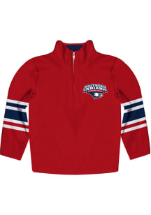 Southern Indiana Screaming Eagles Toddler Red Stripe Long Sleeve 1/4 Zip