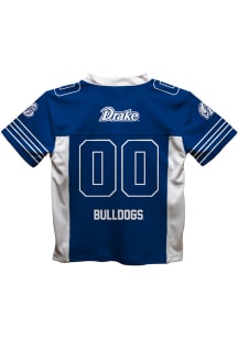 Drake Bulldogs Toddler Blue Mesh Football Jersey