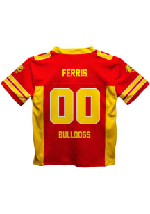 Ferris State Bulldogs Toddler Red Mesh Football Jersey