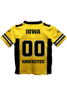 Vive La Fete Iowa Hawkeyes Toddler Gold Mesh Football Jersey