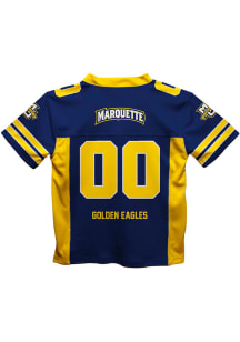 Marquette Golden Eagles Toddler Navy Blue Mesh Football Jersey