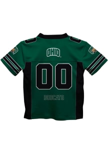 Ohio Bobcats Toddler Green Mesh Football Jersey