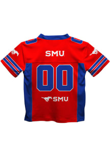 SMU Mustangs Toddler Red Mesh Football Jersey