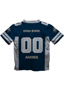 Utah State Aggies Toddler Navy Blue Mesh Football Jersey