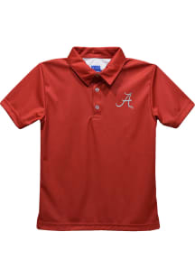 Alabama Crimson Tide Toddler Red Team Short Sleeve Polo Shirt