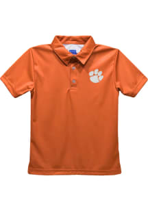 Clemson Tigers Toddler Orange Team Short Sleeve Polo Shirt