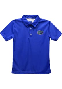 Vive La Fete Florida Gators Toddler Blue Team Short Sleeve Polo Shirt