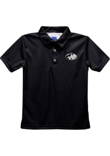 Michigan Tech Huskies Toddler Black Team Short Sleeve Polo Shirt
