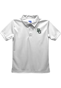 Baylor Bears Toddler White Team Short Sleeve Polo Shirt