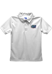 Florida Gators Toddler White Team Short Sleeve Polo Shirt