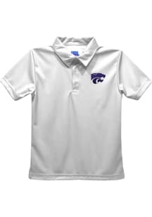 K-State Wildcats Toddler White Team Short Sleeve Polo Shirt