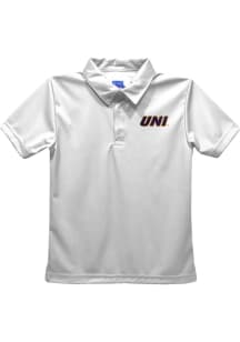 Northern Iowa Panthers Toddler White Team Short Sleeve Polo Shirt