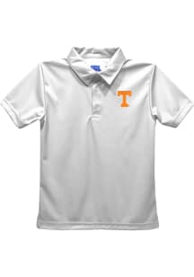 Tennessee Volunteers Toddler White Team Short Sleeve Polo Shirt