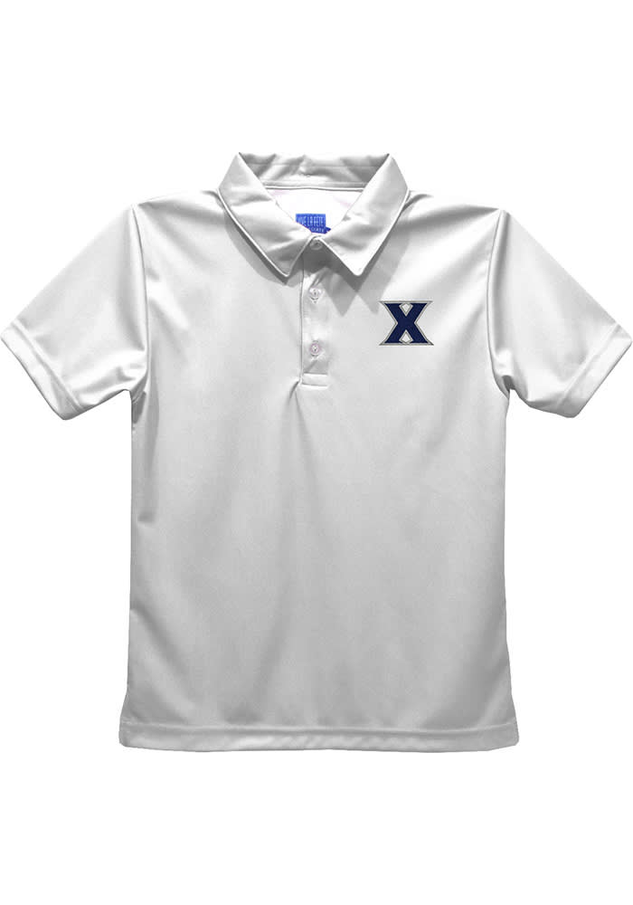 Vive La Fete Xavier Musketeers Toddler White Team Short Sleeve Polo Shirt