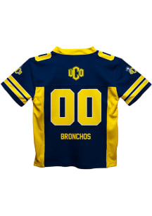 Central Oklahoma Bronchos Youth Blue Mesh Football Jersey