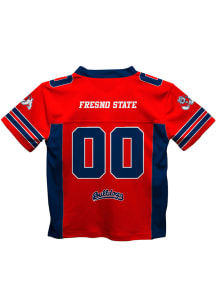 Fresno State Bulldogs Youth Red Mesh Football Jersey