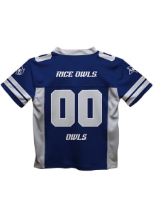 Rice Owls Youth Blue Mesh Football Jersey