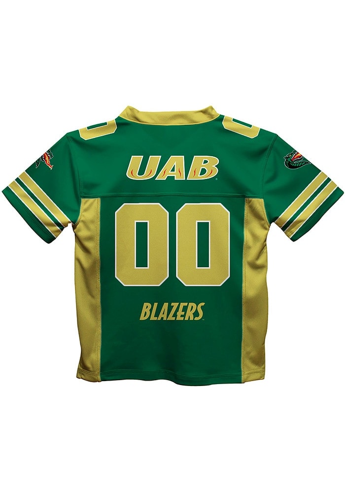 UAB Blazers Vive La Fete Youth Mesh GREEN Football Jersey 16165049