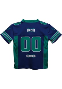 UNCW Seahawks Youth Teal Mesh Football Jersey