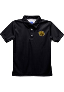 Arkansas Pine Bluff Golden Lions Youth Black Team Short Sleeve Polo Shirt