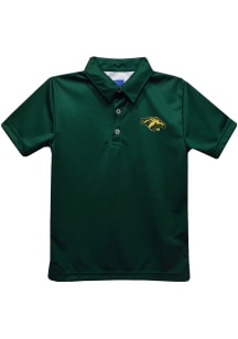Cal Poly Mustangs Youth Green Team Short Sleeve Polo Shirt