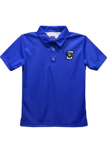 Creighton Bluejays Youth Blue Team Short Sleeve Polo Shirt