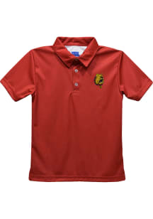 Ferris State Bulldogs Youth Red Team Short Sleeve Polo Shirt