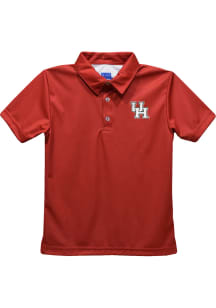 Houston Cougars Youth Red Team Short Sleeve Polo Shirt