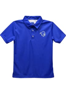 Seton Hall Pirates Youth Blue Team Short Sleeve Polo Shirt
