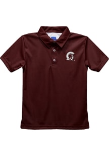 U of A at Little Rock Trojans Youth Maroon Team Short Sleeve Polo Shirt