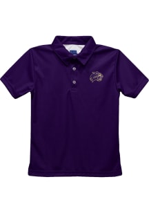 Vive La Fete Western Carolina Youth Purple Team Short Sleeve Polo Shirt