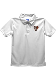 Bowling Green Falcons Youth White Team Short Sleeve Polo Shirt