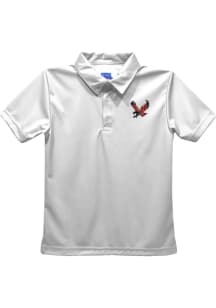 Eastern Washington Eagles Youth White Team Short Sleeve Polo Shirt