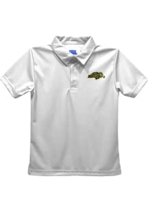 North Dakota State Bison Youth White Team Short Sleeve Polo Shirt