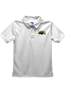 Southern Mississippi Golden Eagles Youth White Team Short Sleeve Polo Shirt