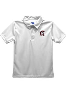 Vive La Fete U of A at Little Rock Trojans Youth White Team Short Sleeve Polo Shirt