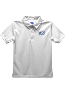 UAH Chargers Youth White Team Short Sleeve Polo Shirt