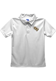 UCF Knights Youth White Team Short Sleeve Polo Shirt