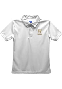Wofford Terriers Youth White Team Short Sleeve Polo Shirt