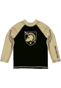 Army Black Knights Baby Black Rash Guard Long Sleeve T-Shirt