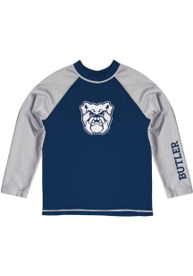 Butler Bulldogs Baby Blue Rash Guard Long Sleeve T-Shirt