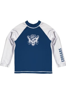 BYU Cougars Baby Blue Rash Guard Long Sleeve T-Shirt