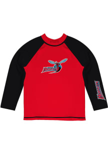Vive La Fete Delaware State Hornets Baby Red Rash Guard Long Sleeve T-Shirt