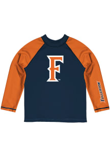 Cal State Fullerton Titans Baby Navy Blue Rash Guard Long Sleeve T-Shirt