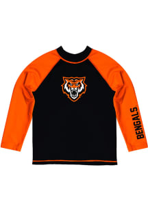 Idaho State Bengals Baby Black Rash Guard Long Sleeve T-Shirt